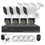 Système vidéosurveillance NVR POE 8 canaux + 4 fusées intelligentes + 4 caméras motorisées + câbles offerts